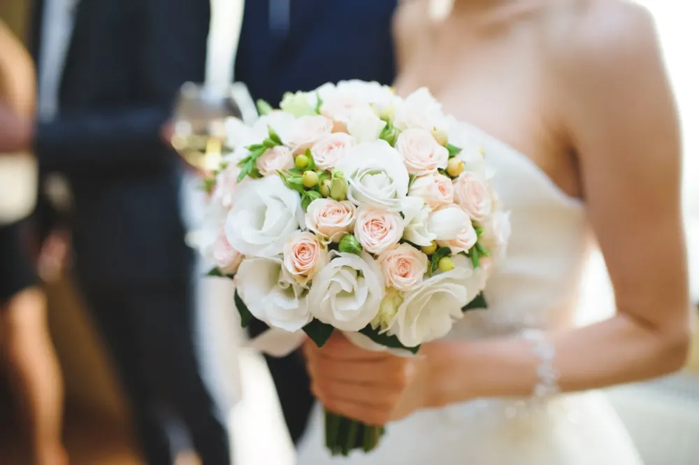 Bouquet de mariage près de Coron